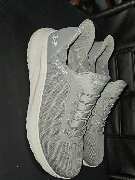 Skechers GOwalk Slip-On Sneakers in Light Gray Size 13 main image 5